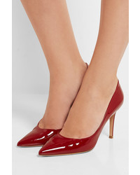 Escarpins en cuir rouges Gianvito Rossi