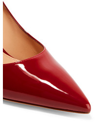 Escarpins en cuir rouges Gianvito Rossi