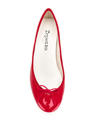 Escarpins en cuir rouges Repetto