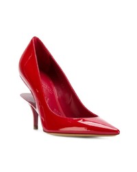 Escarpins en cuir rouges Maison Margiela