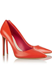 Escarpins en cuir rouges Nicholas Kirkwood