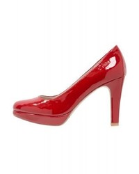 Escarpins en cuir rouges s.Oliver