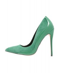 Escarpins en cuir vert menthe LOST INK