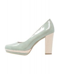 Escarpins en cuir vert menthe Marco Tozzi