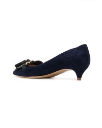 Escarpins en daim bleu marine Tod's