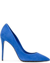 Escarpins en daim bleus Dolce & Gabbana
