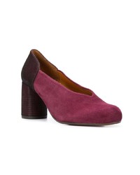 Escarpins en daim bordeaux Chie Mihara