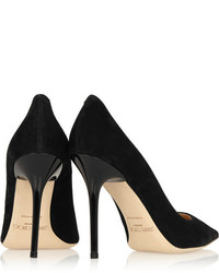 Escarpins en daim noirs Jimmy Choo