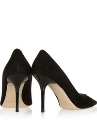 Escarpins en daim noirs Jimmy Choo