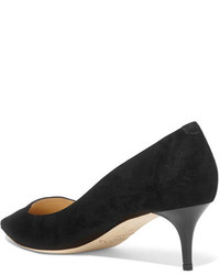 Escarpins en daim noirs Jimmy Choo