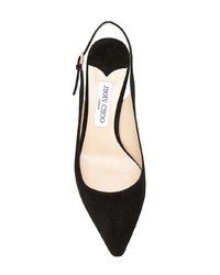 Escarpins en daim noirs Jimmy Choo