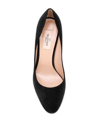 Escarpins en daim noirs Valentino