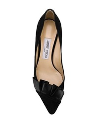 Escarpins en daim noirs Jimmy Choo