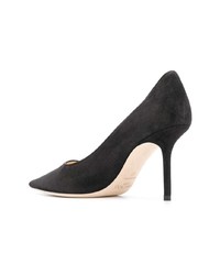 Escarpins en daim noirs Jimmy Choo