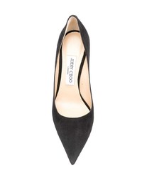 Escarpins en daim noirs Jimmy Choo