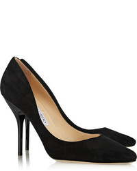 Escarpins en daim noirs Jimmy Choo