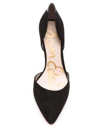 Escarpins en daim noirs Sam Edelman