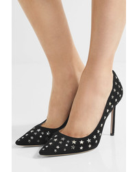 Escarpins en daim noirs Jimmy Choo