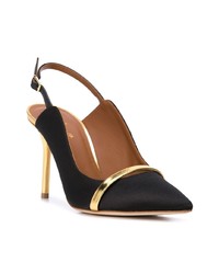 Escarpins en daim noirs Malone Souliers