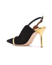 Escarpins en daim noirs Malone Souliers