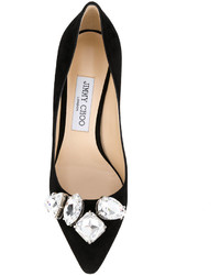 Escarpins en daim noirs Jimmy Choo