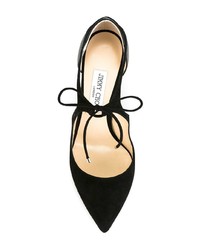 Escarpins en daim noirs Jimmy Choo