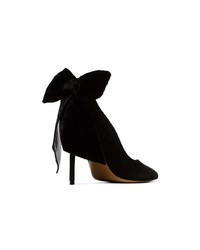 Escarpins en daim noirs Alexandre Vauthier