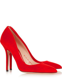 Escarpins en daim rouges Tamara Mellon