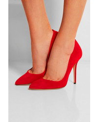 Escarpins en daim rouges Tamara Mellon