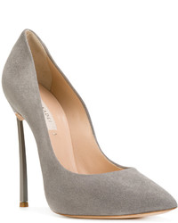 Escarpins gris Casadei