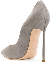 Escarpins gris Casadei