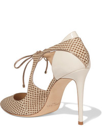 Escarpins imprimés serpent beiges Jimmy Choo