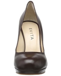 Escarpins marron foncé Evita Shoes