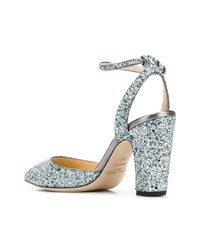 Escarpins pailletés bleu clair Jimmy Choo