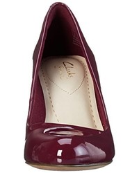 Escarpins pourpre foncé Clarks