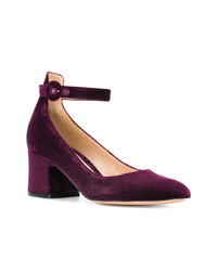 Escarpins pourpre foncé Gianvito Rossi