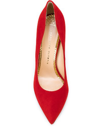 Escarpins rouges Charlotte Olympia