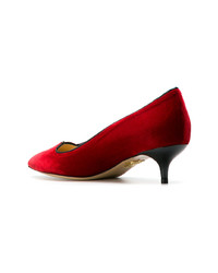 Escarpins rouges Charlotte Olympia
