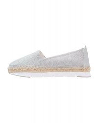 Espadrilles argentées Calvin Klein