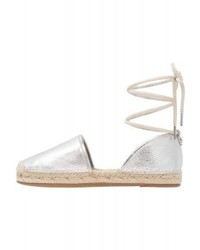 Espadrilles argentées Michael Kors