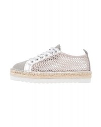 Espadrilles argentées Steve Madden