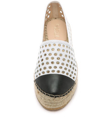 Espadrilles blanches et noires Loeffler Randall