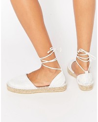 Espadrilles blanches Asos