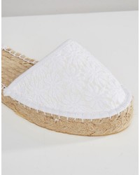 Espadrilles blanches Asos