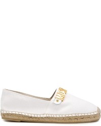 Espadrilles blanches Moschino