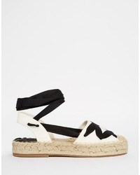 Espadrilles blanches Pull&Bear