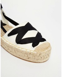 Espadrilles blanches Pull&Bear