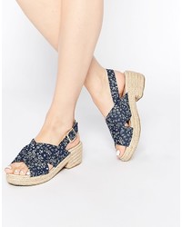 Espadrilles bleu marine Asos