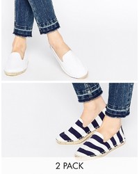 Espadrilles bleu marine Asos