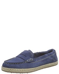 Espadrilles bleu marine camel active